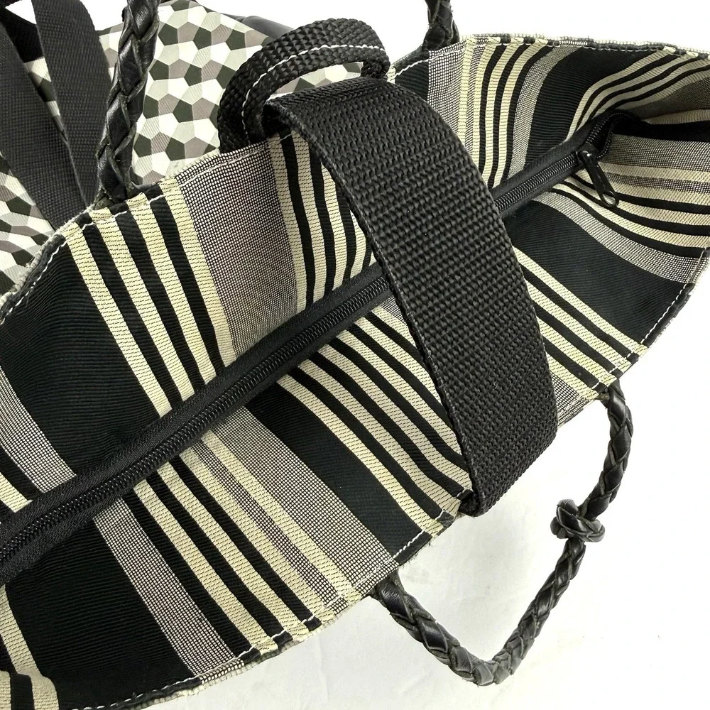 Ronald Furst Convertible Backpack Geometric Multicolor Retro One A  Kind Bag Ronald Furst Convertible Backpack Geometric Multicolor Retro  main image 4